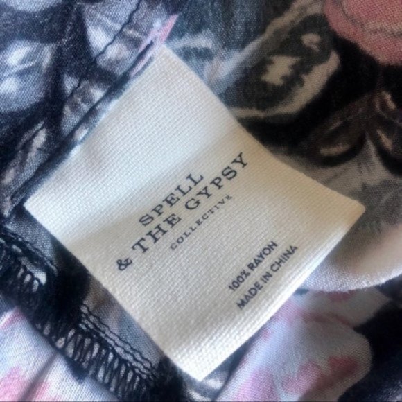 SPELL & THE GYPSY Winona Short Skirt Coal XSmall - Picture 9 of 14